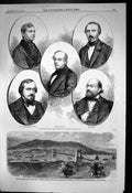 Old Skiff Race Tyne Chambers Scotswood Bridge Neapolitan Exiles 1859 Victorian