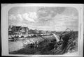 Antique Old Print Isthmus Suez Maritime Canal Ismalia Fresh Water Canal 1869