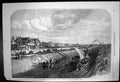 Original Old Antique Print Ismalia Fresh Water Canal Isthmus Suez Canal 1869