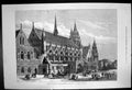 Original Old Antique Print New Guildhall Plymouth Opened By Prince Wales 1874