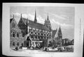 Antique Old Print New Guildhall Plymouth Opened By Prince Wales Thursday 1874