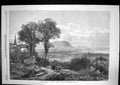 Original Old Antique Print Prince Arthur Ireland Belfast From Newtownbreda 1869