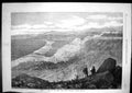 Original Old Antique Print Chesil Bank View Town From Portland Heights 1861