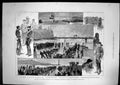 Antique Old Print Duke Edinburgh Inspecting Naval Volunteers Tynemouth 1880