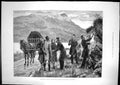 Old Antique Print Ireland Posting Government Proclomation Connemara 1881 19th