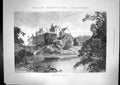 Original Old Antique Print English Homes Xx11 Beaudesert View From Gardens 1889