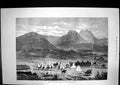 Original Old Antique Print War Kaffirland Camp Buffs Transvaal Tents 1878 19th