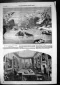 Antique Print River Limpopo Hippopotamus Rogers Residence St James Pal 1856
