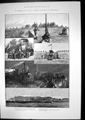 Antique Old Print British South African Expedition Mashonaland Fort Tull 1891