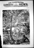 Antique Old Print Matabili Mashona Revolt Thaba Imbamba Rebels Scouts 1896 19th