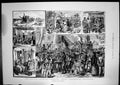 Original Old Antique Print Election Time Hungary Voters Poll New Member 1884