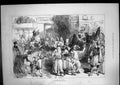 Old Antique Print Carnival Athens Adults Children Dressed Up Street 1877 19th