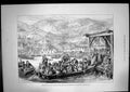 Antique Old Print Greek Refugees Kavarna Embarking Baltschik Black Sea 1877