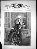 Old Antique Print The Right Honourable The Speaker The House Commons 1870 19th