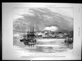 Old Print The Civil War In Chili The Battle The Vina Del Mar Ship Bay 18 19th