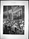 Old The Paris Exhibition A Sketch In The English Fine Art Court 1878 Victorian