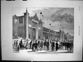 Old Print The Paris Exhibition Pavilion La Ville De Paris Men Women 1878 19th