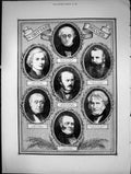 Old Print Obituary Record Earl Kenmare Bishop Smith Francis Crossley 1872 19th
