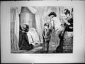 Antique Old Print London Sketches A Waxwork Exhibition Bed Sier Child 1872 19th