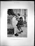 Antique Print Kissing St Peter'S Toe Paul Renouard Illustration Sketch 1891