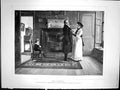 Old Print The Widower Picture By Ea Abbey Painters In Water Colours 1883 19th