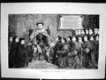 Antique Print Henry Viii Presenting A Charter To The College Surgeons 1886 19th