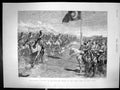 Old Print Khedives Journey Up Nile Review Camel Corps At Wady Halfa 1891 19th