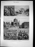 Old Afghanistan Notes At Kandahar Native Officers Bengal Lancers 1880 Victorian