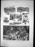 Antique Print The Duke Connaught In India The Royal Visit To Cashmere 1884 19th