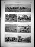 Old Imperial Defence The Indian Princes And Their Armies Sketch 1893 Victorian