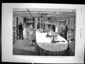 Antique Old Print Visit The Prince Wales To India Dining Saloon Serapis 1875
