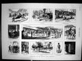 Old Print Sketches At An Indian Hill Station In A Dhooly Canoe-Dling 1880 19th