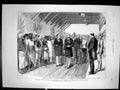 Antique Old Print Royal Visit To India Reception Viceroy At Boree Bombay 1875
