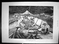 Old Print Houseboat Life In Kashmir On Way To Sumbul On Thelum River 1891 19th