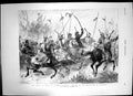 Antique Old Print Prince Wales Jummoo Lancers Maharajah Cashmere Charge 1876