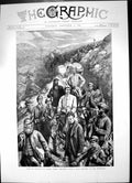 Antique Print Indian Prince Returning Days Shooting Highlands Scotland 1889