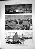 Old Young Princes Cruise Shanghai Ariadne Kas-Hing Illuminations1882 Victorian