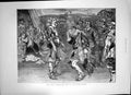 Antique Old Print Scene Charles First Lyceum Theatre Sier Bowing Head 1872 19th