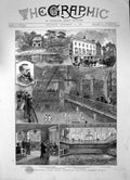 Antique Print Polytechnic Young Mens Christian Institute Regent Street 1888