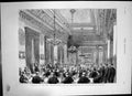 Old Antique Print Opening New Conservative Club Manchester Banquet 1876 19th
