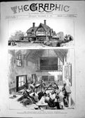 Antique Old Print Sandringham Club West Newton Norfolk Interior Exterior 1884