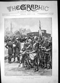Antique Old Print Crete Turkish Siers Entraining Depot Macedonian Front 1897