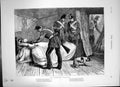 Old Antique Print Deserters Discharge Deserter Dies Bed Woman Crying 1874 19th