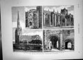 Antique Old Print British Archaeological Association Bristol Cathedral 1874
