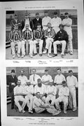 Old Sport 1892 Cricket Middlesex Gloucester Grace Webbe Lucas Hearne Victorian