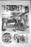 Original Old Antique Print Ragged Robin Scene Majesty'S Theatre Jack Nanny 1898