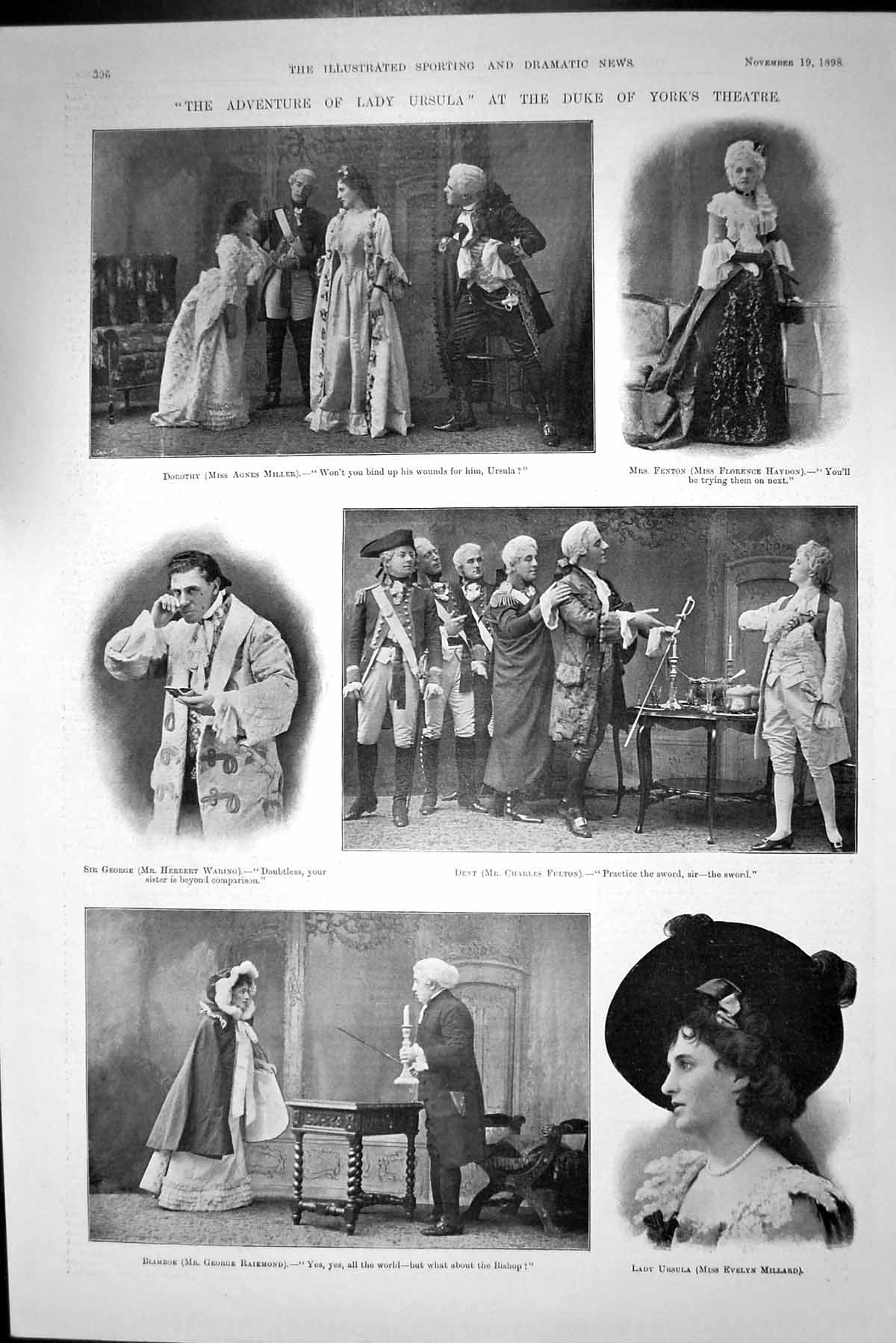 Old Lady Ursula Duke York Theatre Millard Raiemond Miller Haydon Wari