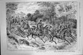 Original Old Antique Print Ellimans Embrocation War Horses Advertisement 1893