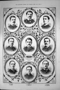 Old Cambridge Boat Crew Jones Smith Hunt Moore Fellows Hutchinson Atk