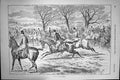 Old Antique Print 1892 Fox Hunting Sport Draw Covert Huntsmen Hounds Dogs 19th